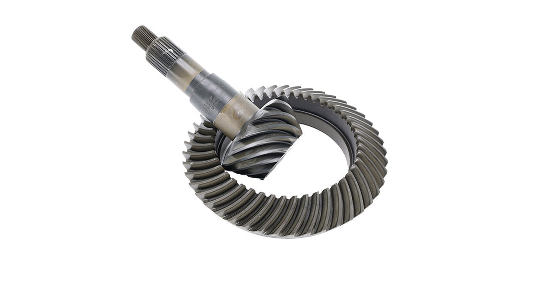 Close-up view of Dana Spicer differential gears showcasing precision engineering and durability for optimal vehicle performance