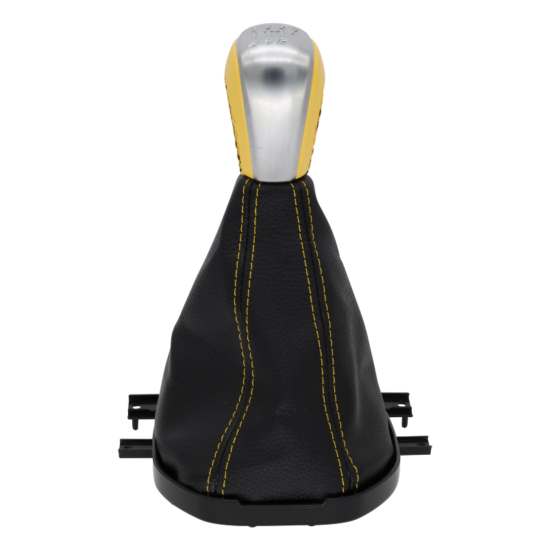 Holden VE Commodore V8 six-speed yellow gear shift knob and boot