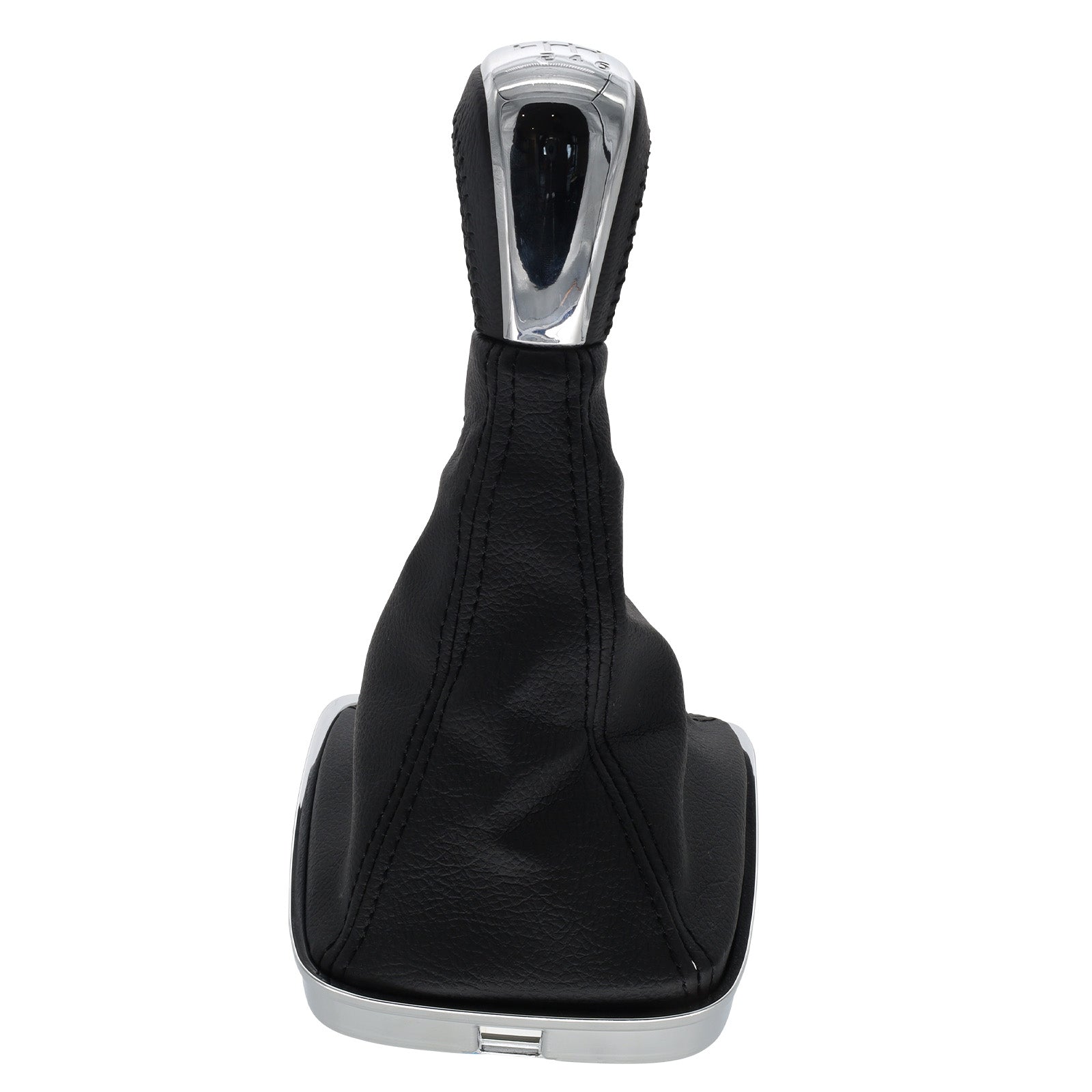 Black gear knob and leather boot for Holden VF Commodore V6